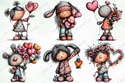 Whimsical Valentine Companions, an Illustration by Creative Art (Thumbnail 5 of 11)