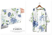 Bordeaux Garden Vintage Floral Print, a Pattern Graphic by Pink Linen (Thumbnail 6 of 13)
