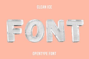 Clean Ice Font