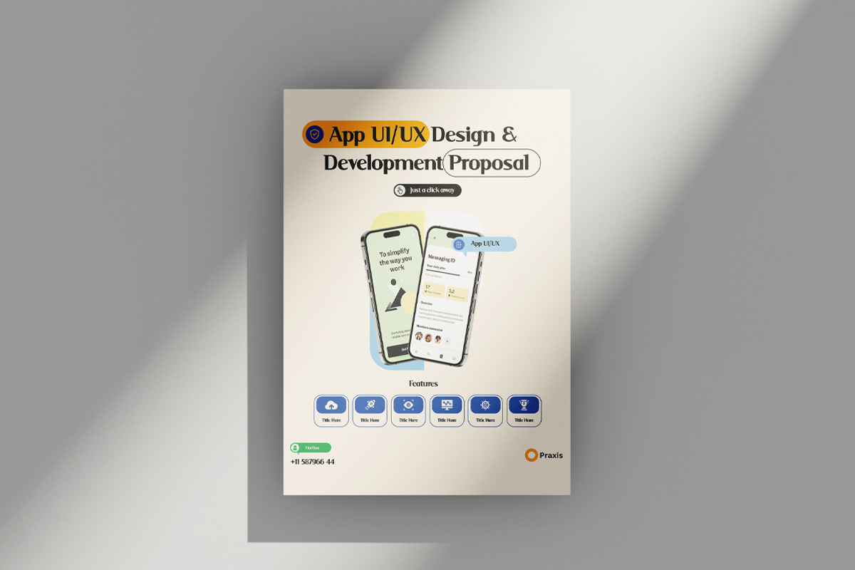App Flyer Template, a Flyer Template by azadcsstune (Photo 1 of 2)