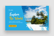 Travel Youtube Thumbnail, a Social Media Template by Shahjahangdb1 (Thumbnail 2 of 5)