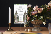 watercolor wedding venue card, an Invitation Template by Isbah_studio (Thumbnail 19 of 22)