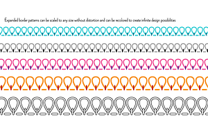 Embroidery Stitch Border Patterns