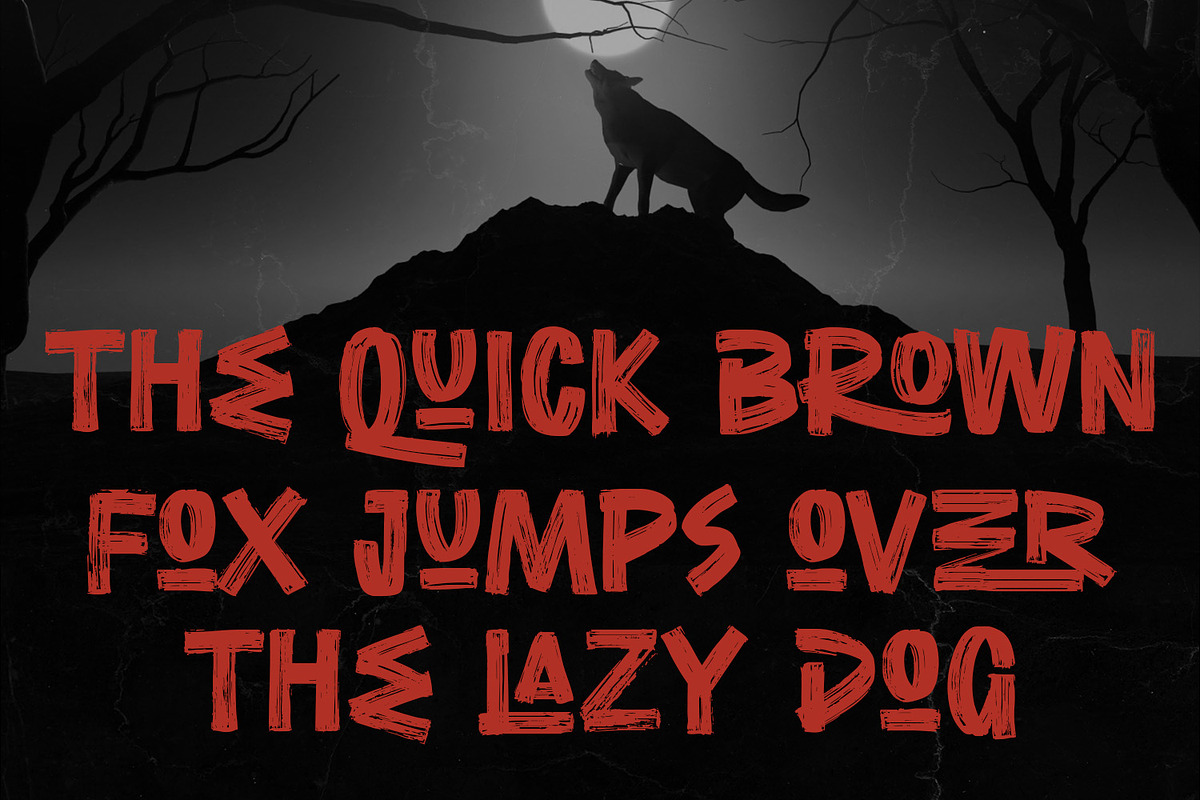 Everdeath – Handbrush Typeface, a Handwritten Font by Almarkhatype (Photo 2 of 15)