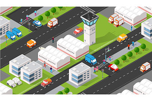 Isometric 3D illustration of the, a Person Illustration by AlexZeL
