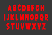 Monster Halloween, a Blackletter Font by Fourteen Letter (Thumbnail 5 of 7)