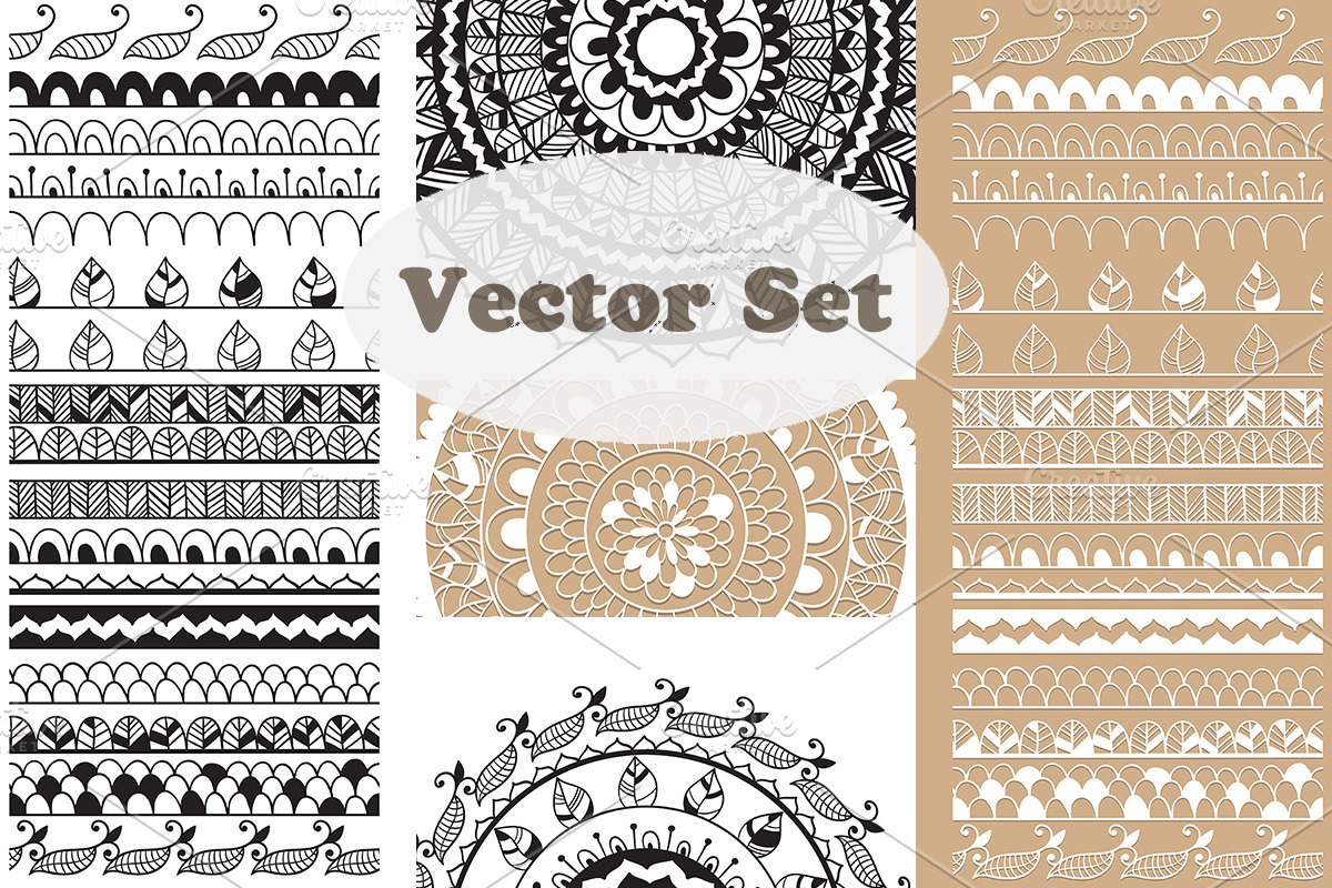 Vector Set, a Pattern Graphic by alexmakarova (Photo 1 of 6)