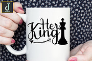 Her king svg cut files design, a Graphic by Designmountain (Thumbnail 3 of 5)