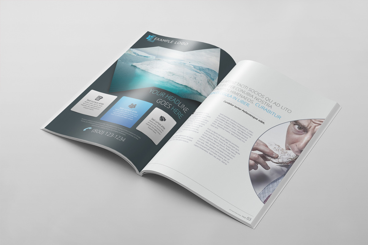Magazine Template 46, a Magazine Template by pmvch (Photo 5 of 10)