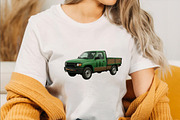 Christmas Monster Truck Sublimation, an Illustration by SVGArt (Thumbnail 8 of 8)