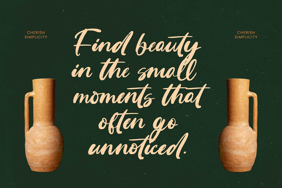 Routine Oldnight Modern Brush Font, a Script Font by Letterena Studios Script (Photo 2 of 20)