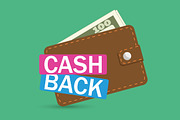Eight  illustrations on cash back, a Background Graphic by Tomass2015 (Thumbnail 1 of 8)