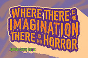 Hollow House - Scary Font, a Font by Letterhend Studio (Thumbnail 7 of 9)