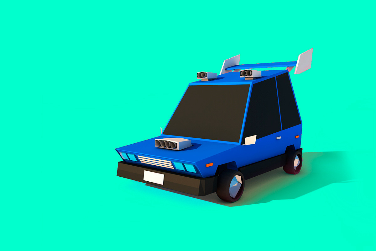 Low Poly City Cars Vehicles Pack, a Cars & Vehicle 3D Model by Anton Moek (Photo 24 of 26)