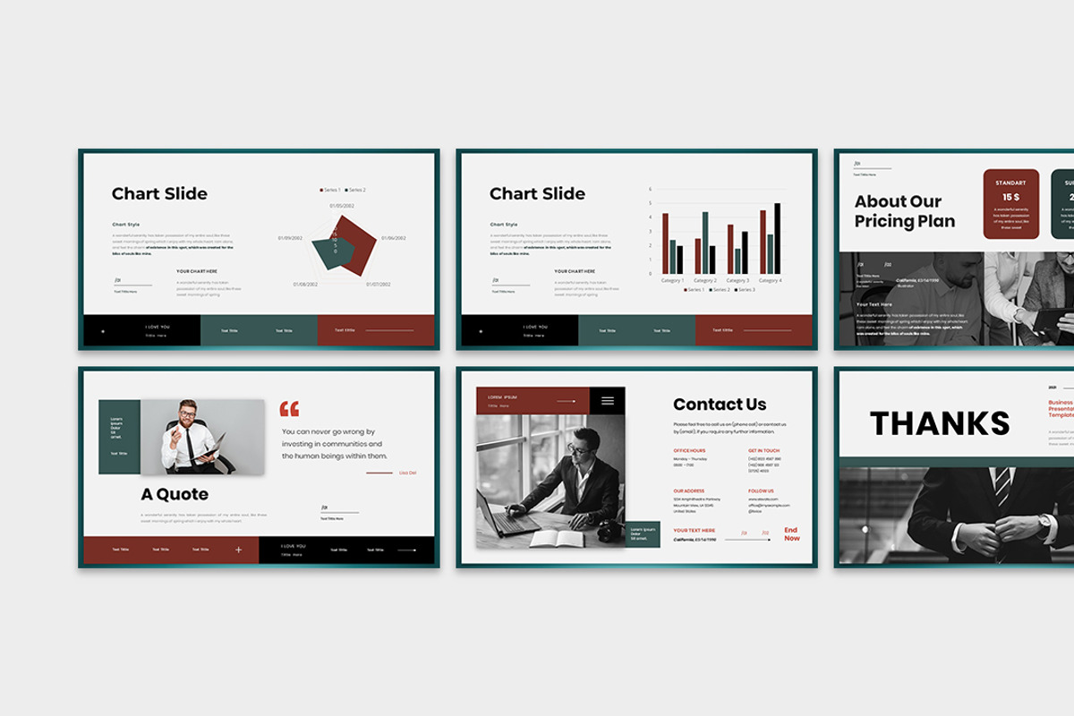 Showy Presentation Template, a Presentation Template by Analogous Temp (Photo 10 of 10)