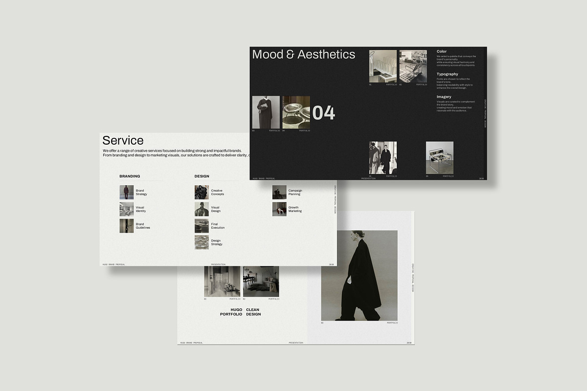 HUGO | Brand Portfolio, a Presentation Template by SparkPro (Photo 3 of 8)