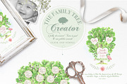 Watercolor Family Tree Creator, a Decorative Illustration by beehouse studio (Thumbnail 4 of 6)