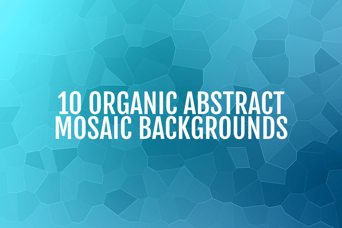 Organic Abstract Mosaic Backgrounds