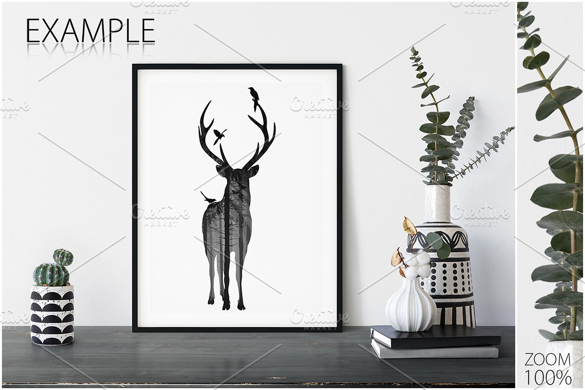 Frames & Walls Scandinavian Bundle-3, a Print Template by Yuri-U (Photo 17 of 42)