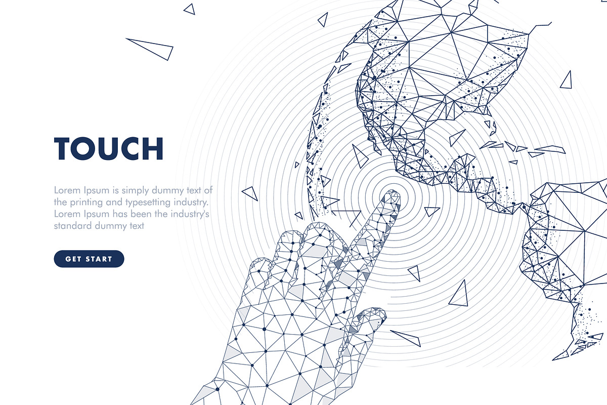 Touch the future 24 banners, a Healthcare Illustration by Vladimir Vihrev (Photo 17 of 26)