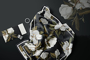 Magnolia Floral Paper Pack, a Pattern Graphic by paper aesthetic (Thumbnail 4 of 8)
