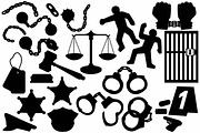 Law enforcement agencies, police, an Object Illustration by LineworkStock (Thumbnail 3 of 3)