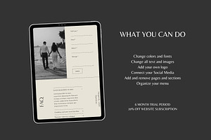 Photography Squarespace 7.1 Website