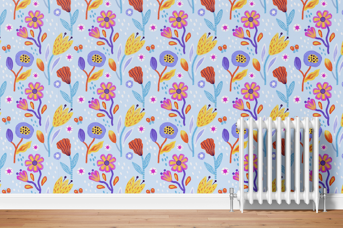 Floral Burst - Seamless Pattern, a Pattern Graphic by Alona Savchuk (Photo 3 of 12)