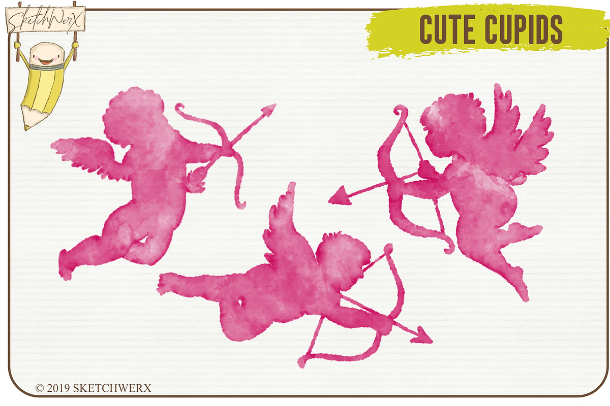 Watercolour Valentines Stamp Set, a Brush Add-On by SketchWerx (Photo 8 of 13)