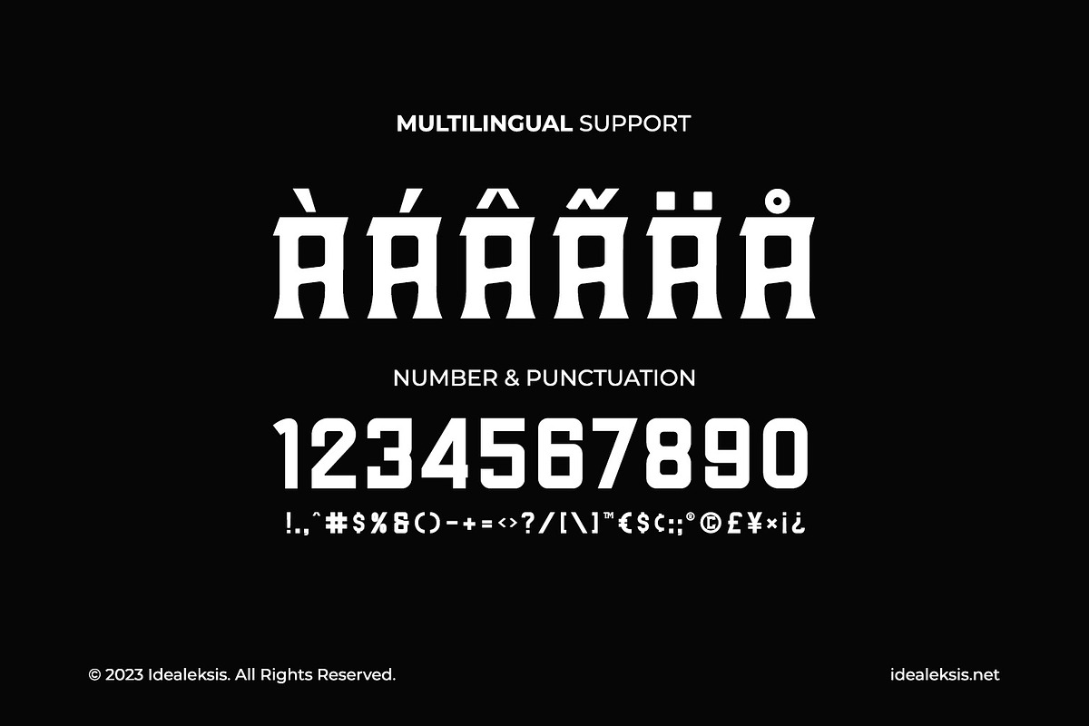 Rock Thorn Typeface, a Font by Ideal Eksis (Photo 8 of 9)