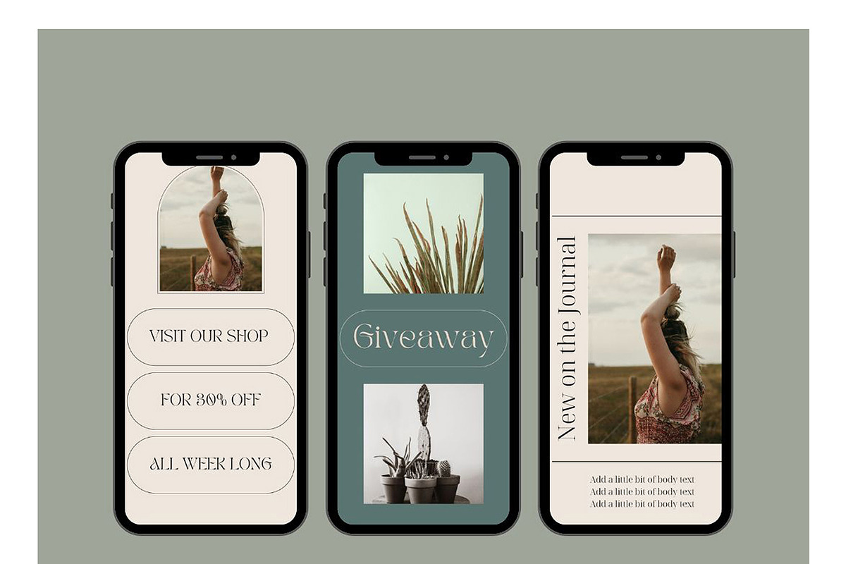 Instagram Templates for Canva, a Social Media Template by Wild Wander Collective (Photo 8 of 9)
