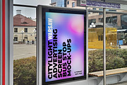 Warsaw Citylight Ad Bus Stop 12 v2, an Advertising Mockup by Graphic Shelter (Thumbnail 7 of 8)