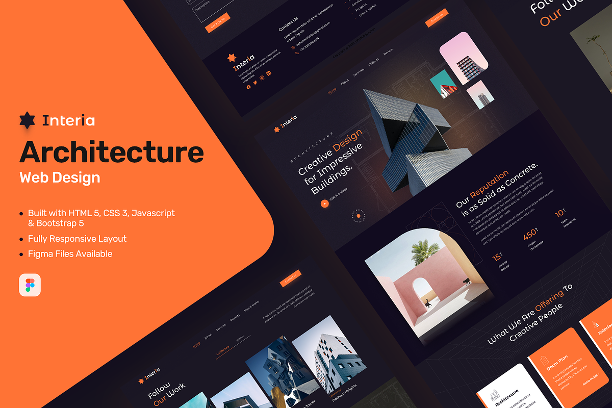 Interia - Architecture and Interior, a Bootstrap Template by uphold_solution