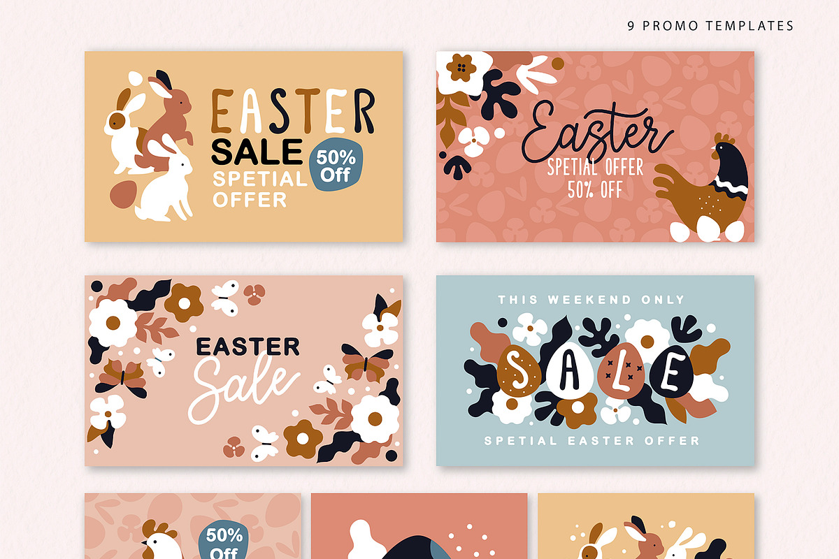 Modern Easter Graphic Collection, an Illustration by 12pm-am (Photo 4 of 11)