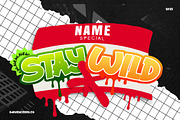 Madnes Street Comic Graffiti Tag, a Symbol Font by dansdesign (Thumbnail 6 of 11)