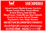 Right On font, a Sans Serif Font by weknow (Thumbnail 5 of 8)