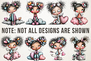Dreamy Cupids Whimsical Valentine Se, an Illustration by RobertsArt (Thumbnail 7 of 7)