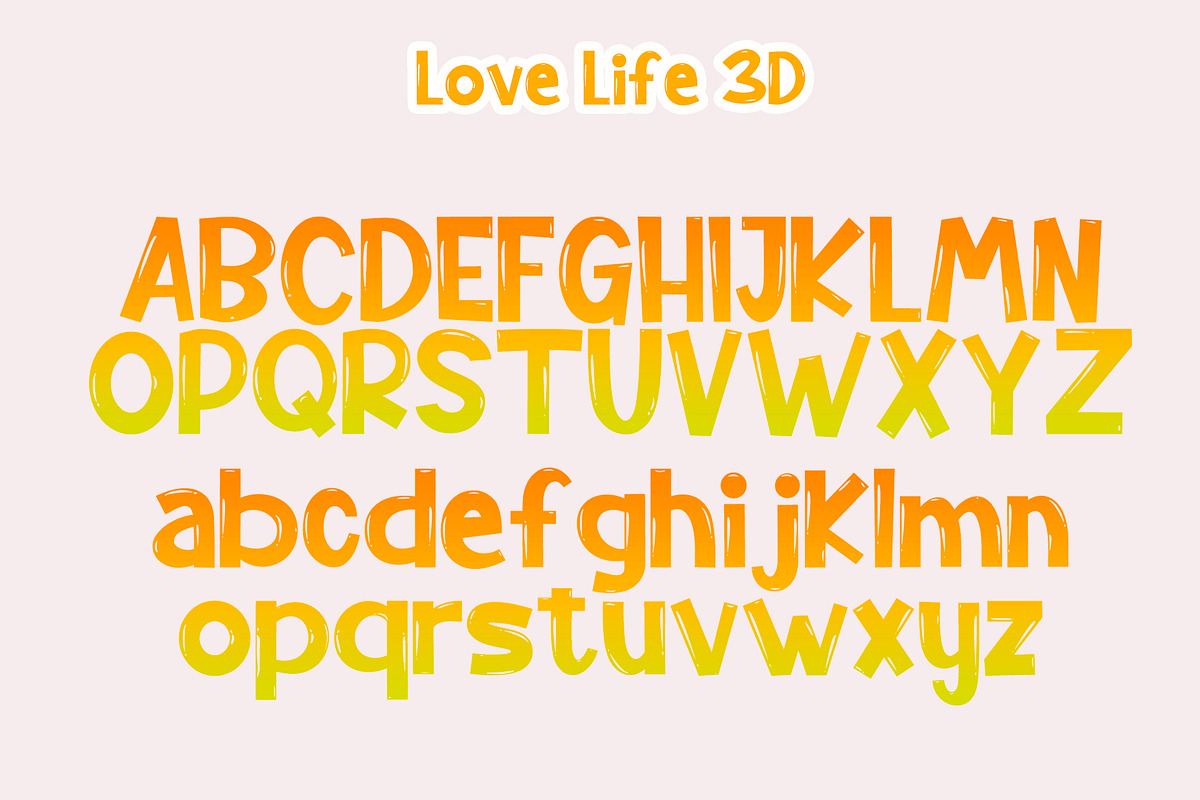 Love Life - Display Font, a Sans Serif Font by Yuby Creative (Photo 8 of 9)