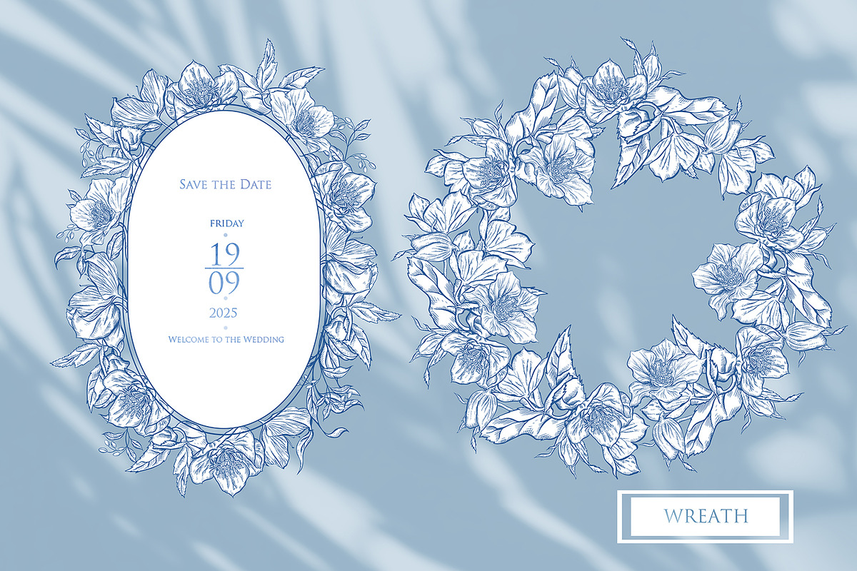Graphic Blue 3 Wedding Collection, an Object Graphic by Knopazyzy (Photo 9 of 14)
