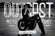 Sale ! 50% Outcast Motofont + Bonus