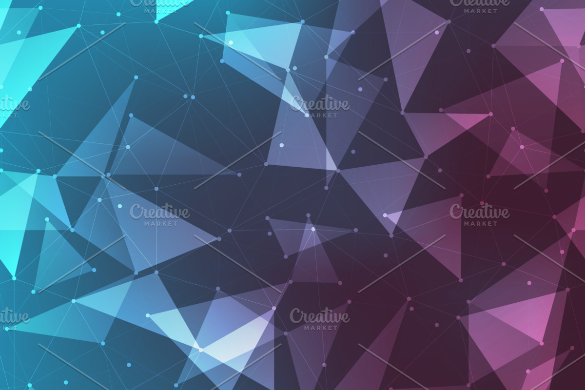 Polygons: Gradient Backgrounds, a Pattern Graphic by chewkotski (Photo 10 of 10)