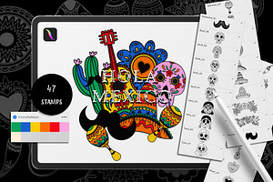 Cinco De Mayo – Procreate Stamp Set
