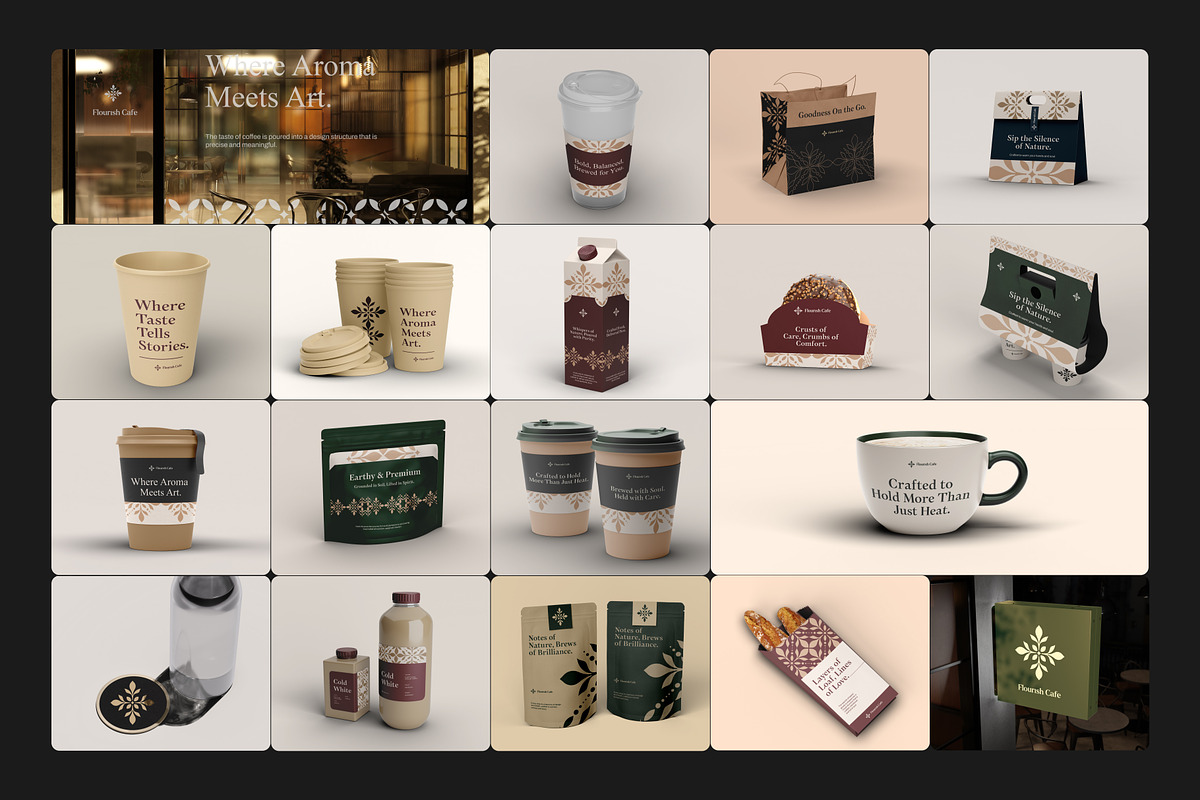 Cafe Set - Branding Mockup, a Packaging Mockup by Arvalamockup (Photo 6 of 13)