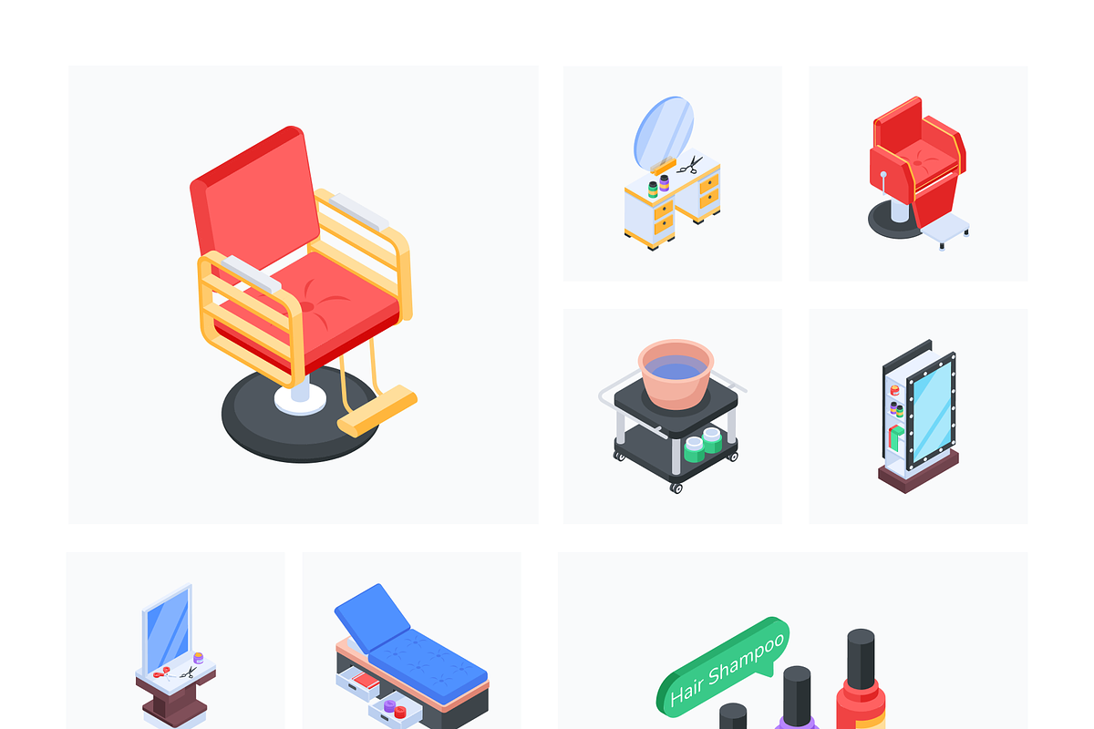 Animated Barber Icon Set, a Duotone Icon by Vectors Market (Photo 7 of 9)