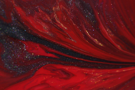 Color mix shiny texture paint glitter splash art