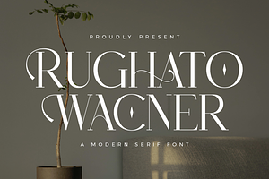 Rughato Wacner A Modern Serif Font