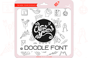New Year Doodles - Dingbats Font, a Symbol Font by WADLEN (Thumbnail 1 of 8)