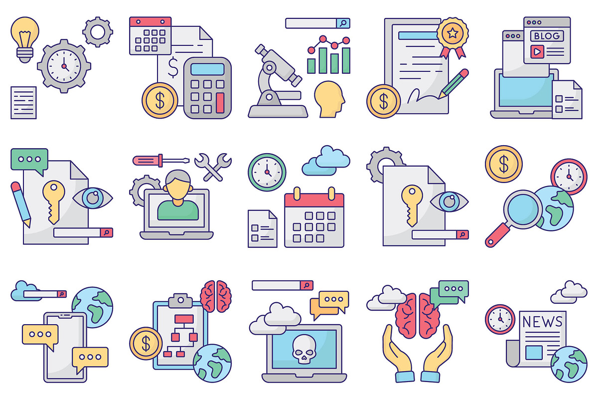 Visionary Vector Icon Pack, a Solid Icon by Vector Portal (Photo 2 of 5)