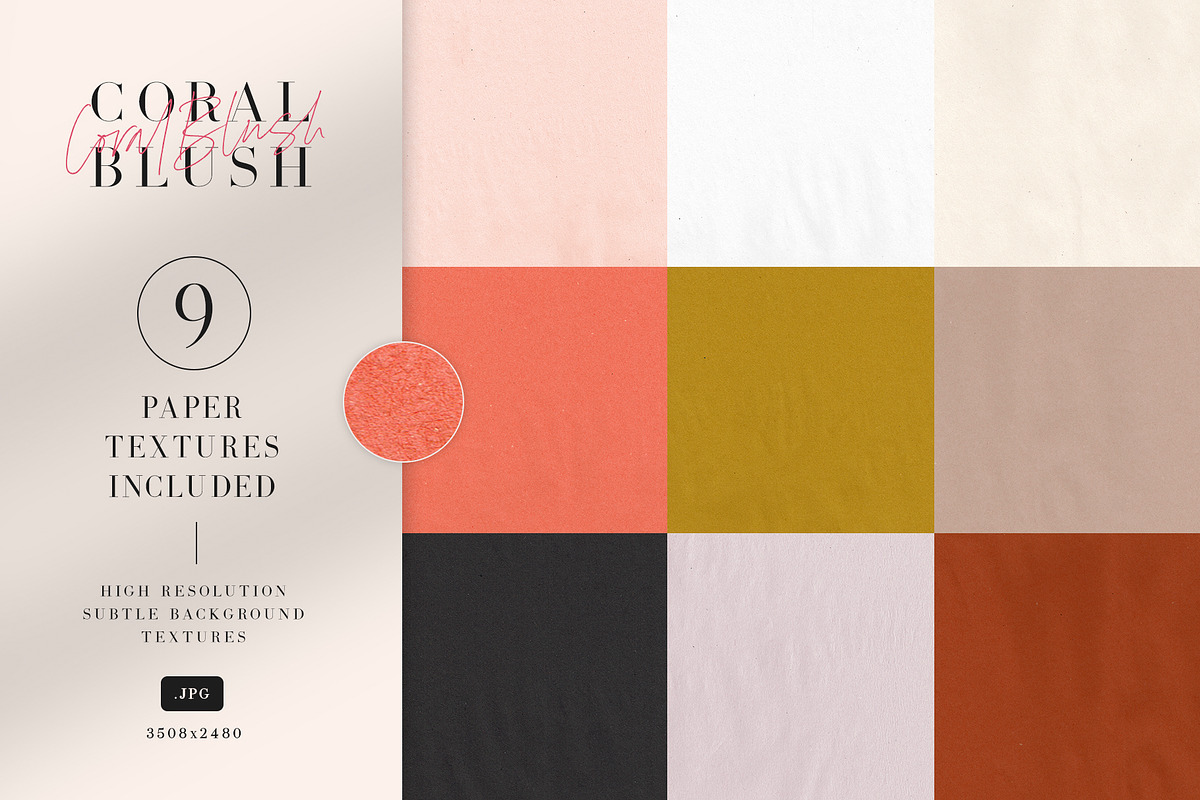 Coral Blush Font Duo preview 5