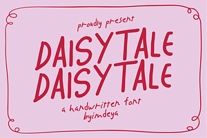 Daisytale - Playful Handwritten Font